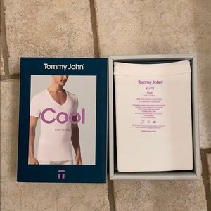 Tommy John BRAND NEW cool fit white v-neck